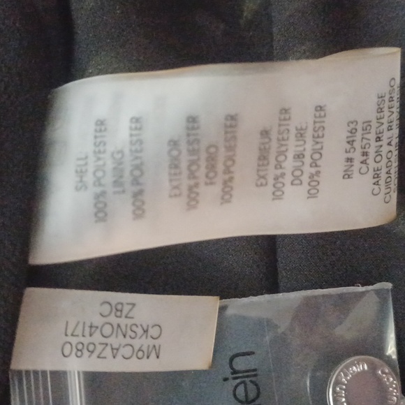 NWT Calvin Klein Floral Ruffled 3/4-Sleeve Top Blouse Women's size Large - Picture 10 of 12